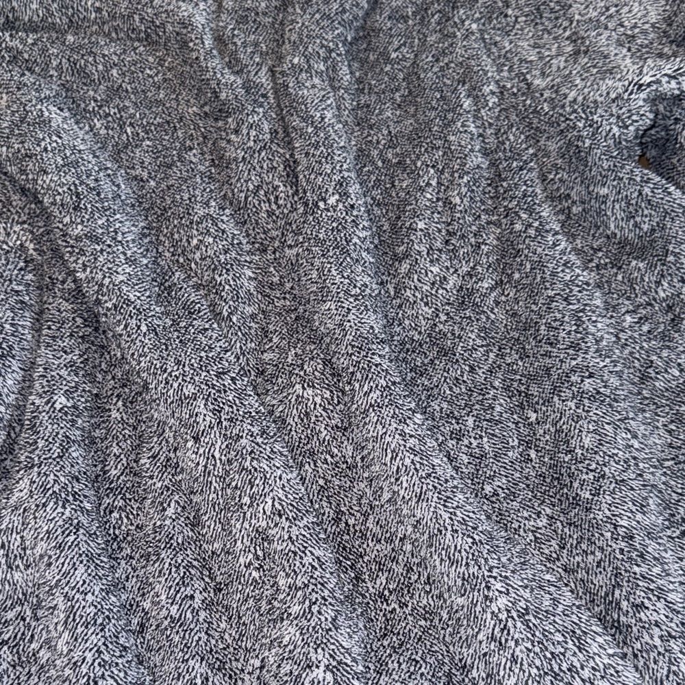 Stan Herman Cozy Heathered Zip Up Sweater Cardigan Lounge Layer - Picture 4 of 4
